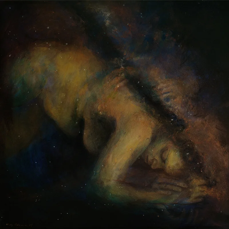 The healing powers of sleep, Billy Shannon's painting Self Healing view 1